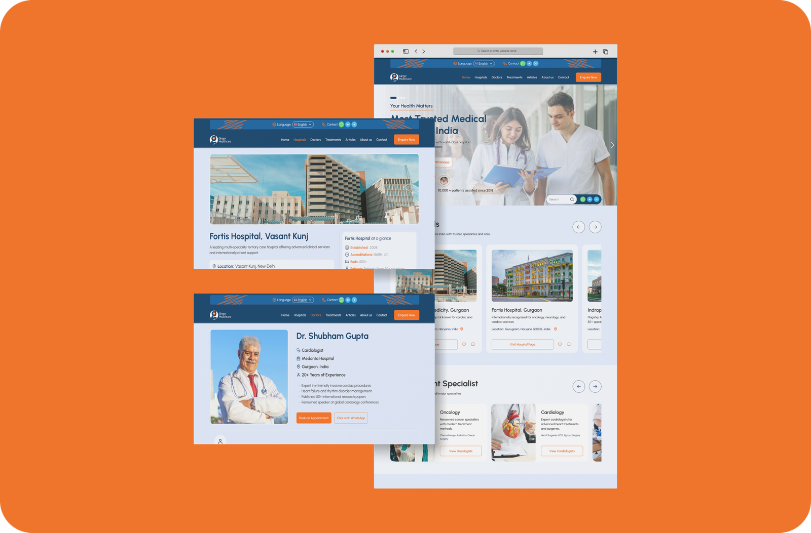 Ginger Healthcare project page